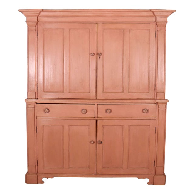 West Country Painted Housekeepers Cupboard For Sale