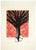 Woodcut by Rockport artist Roger Martin (1925-2015) "O'Malley's Tree" color woodblock print on paper, pencil signed,...