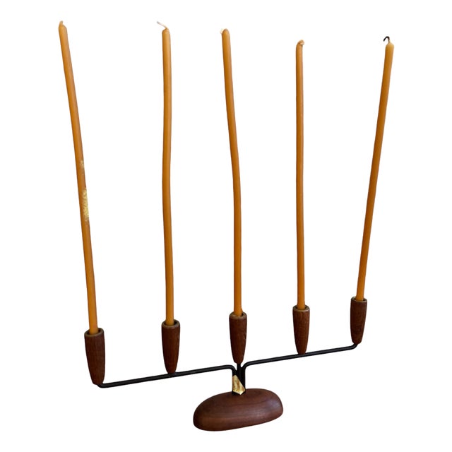 Vintage Danish Candleholder, 1970s For Sale