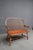 Late 20th Century L. Hitchcock Cherry Windsor Settee Bench With Spindle Back For Sale - Image 5 of 10