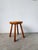 Wood Pine Stool attributed to Charlotte Perriand for Les Arcs, 1960s For Sale - Image 7 of 18