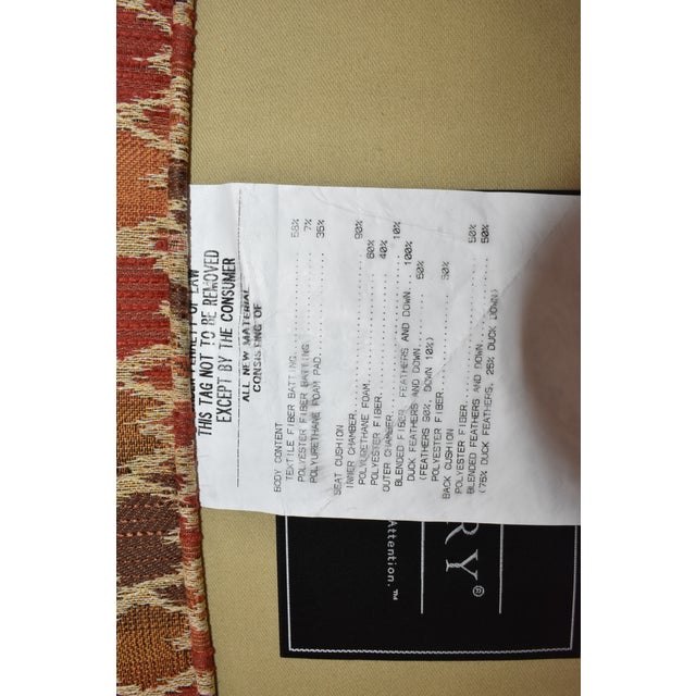 Century Furniture Striped Lounge Chair For Sale - Image 11 of 12