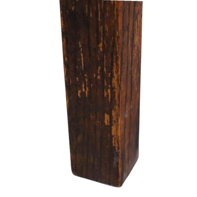 1920s Arts & Crafts Mission Oak Slat Side Plant Stand C1920 For Sale - Image 5 of 9