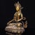 Traditional Vintage Gilt Bronze Ksitigarbha Bodhisattva Statue Buddhist Deity 12.2" For Sale - Image 3 of 9