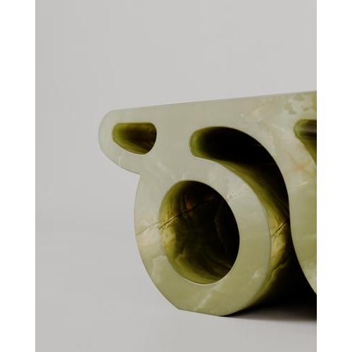 Travertino Giallo Joie Coffee Table by Esther Knopfler For Sale - Image 18 of 18