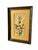 Signed E. Barton Spring Floral Artwork With Pansies and Daffodils in Green and Gold Frame For Sale - Image 4 of 6