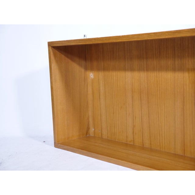 Brown Mid-Century Modern Teak Wall Shelf, 1960s For Sale - Image 8 of 10