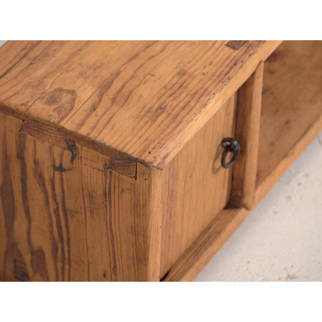 Antique Pine Low Sideboard For Sale - Image 3 of 12