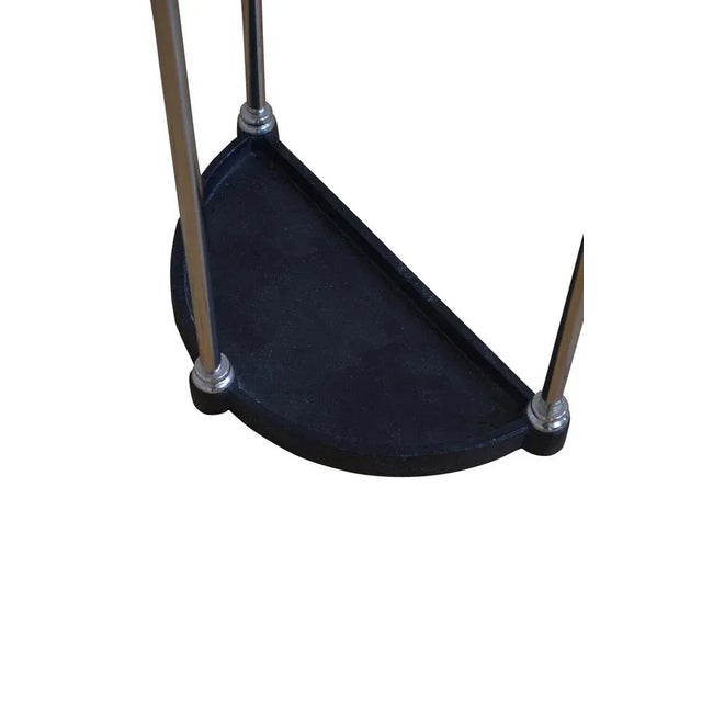 Art Deco Umbrella Stand in Stainless Steel, 1930 For Sale - Image 6 of 7