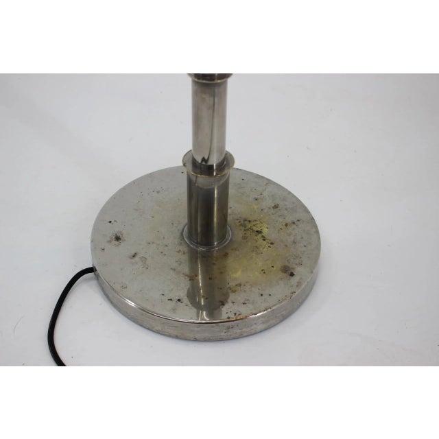 1930s Functionalist Bauhaus Chrome Adjustable Floor Lamp, 1930s For Sale - Image 5 of 8