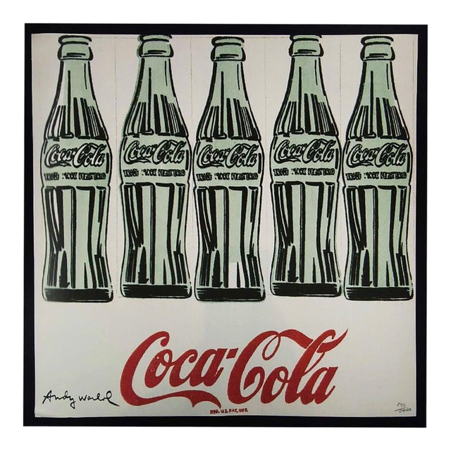 1980s After Andy Warhol, Big Coca Cola, Numbered Limited Edition Lithograph For Sale