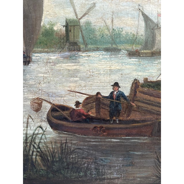 17th Century Dutch Old Master Painting, Monogrammed Sr For Sale - Image 4 of 11