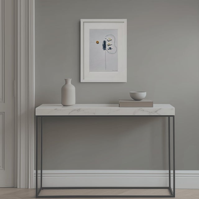 Contemporary Framed Organic Modern Minimalist Flower Study | Botanical Painting | Herbarium Wall Art / Earth Tones For Sale - Image 3 of 3