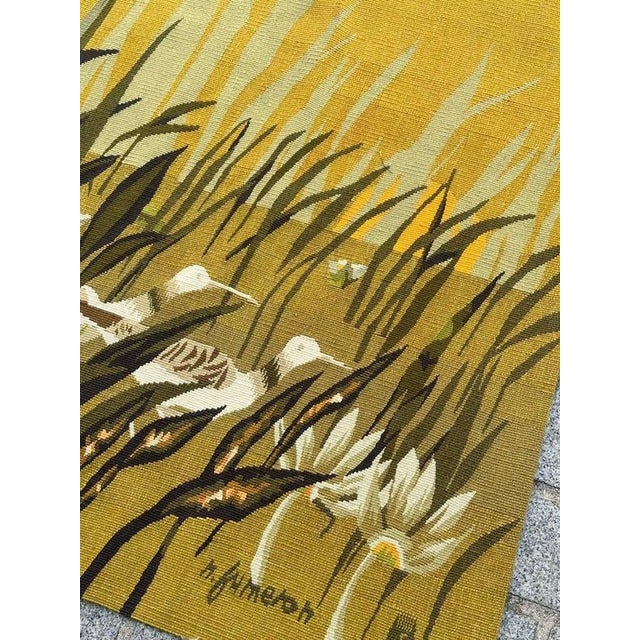 Modern French Aubusson Tapestry by Rene Fumeron, 1950s For Sale - Image 17 of 18