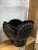 Large Vintage 1980’s Black Ceramic Clam Shell Planter