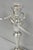 Metal Vintage Gorham Yc3021 Silver Plated 3 Arm Convertible Candelabra - A Pair For Sale - Image 7 of 15