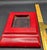 Vintage 1940s Burgundy Leather Desk Accessory Set 4 Pieces For Sale In Monterey, CA - Image 6 of 8