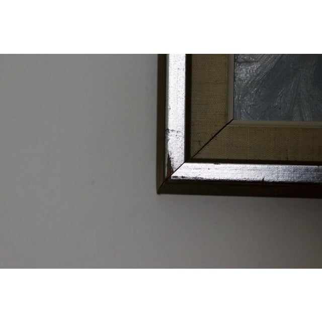 Swedish Mid-Century Oil On Canvas Painting "Marsdag Arrie" by Lars Yngve Nilsson "LYN" 1973--Vintage & Framed A...