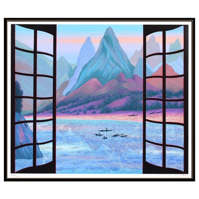 Illustration Late 20th Century Mystic Mountains, Fanch Ledan For Sale - Image 3 of 6