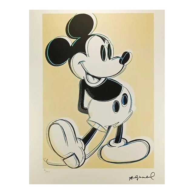 After Andy Warhol, Mickey Mouse, Limited Series Lithograph, 1980s For Sale