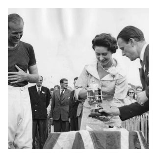1958 Princess Margaret & Duke of Edinburgh Polo Photograph For Sale