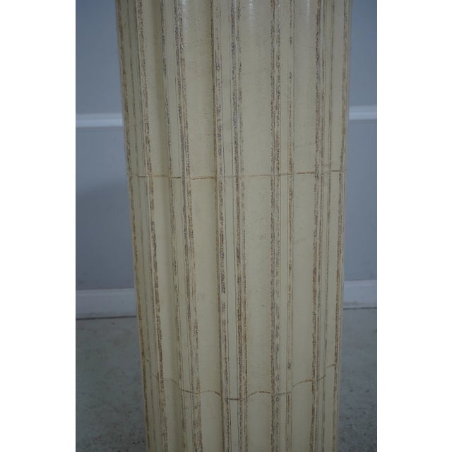 Age: Approx: 25 Years Old Details: Quality Tooled Wrapped Surfaces Fluted Columns Condition: Excellent Original Finish &...