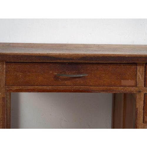 Wood Antique Japanese Writing Desk For Sale - Image 7 of 13