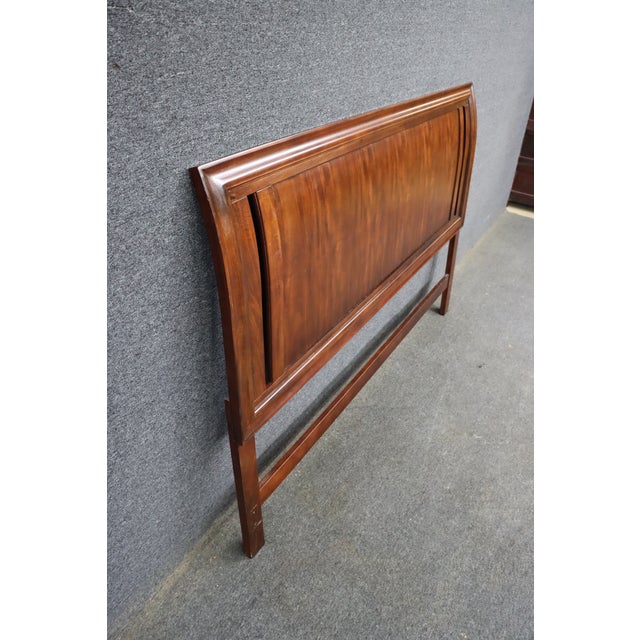 Brown Contemporary Mahogany King Headboard For Sale - Image 8 of 9
