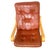 Ikea Mid-Century Style Tufted Upholstery and Bentwood Swivel Lounge Chair For Sale - Image 4 of 17