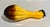 Transitional Vintage Art Glass Gourd Large Murano Attributed Yellow Squash Decorative Fall Decor 17” Long For Sale - Image 3 of 5