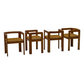 Samara Dining Chairs by Derk Jan De Vries for Maisa Di Seveso, Milano, 1970s, Set of 4 For Sale