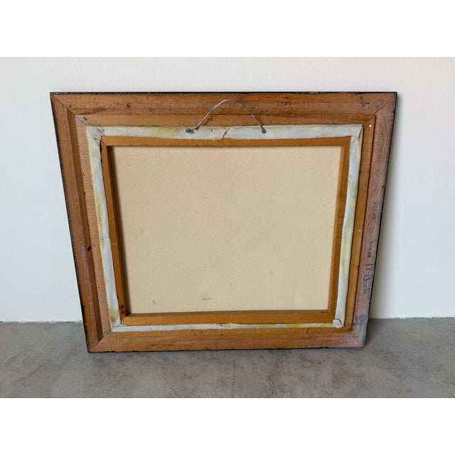Vintage Roy Pierce Abstract Expressionist Oil on Canvas Painting – Framed For Sale - Image 10 of 10