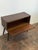Walnut Entry Console Table With Drop-Down Storage Compartment Vintage Mid-Century Modern 1960s For Sale - Image 13 of 13