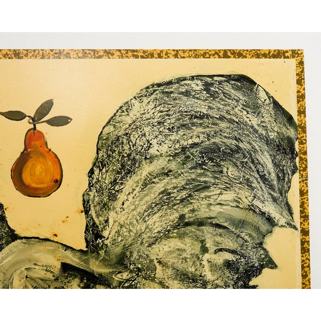 Ira Yeager Ira Yeager Rooster 2008 Oil on Canvas Painting For Sale - Image 4 of 12