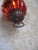Traditional Antique Red Glass German Cluster of Grapes Kugel Christmas Ornament For Sale - Image 3 of 7