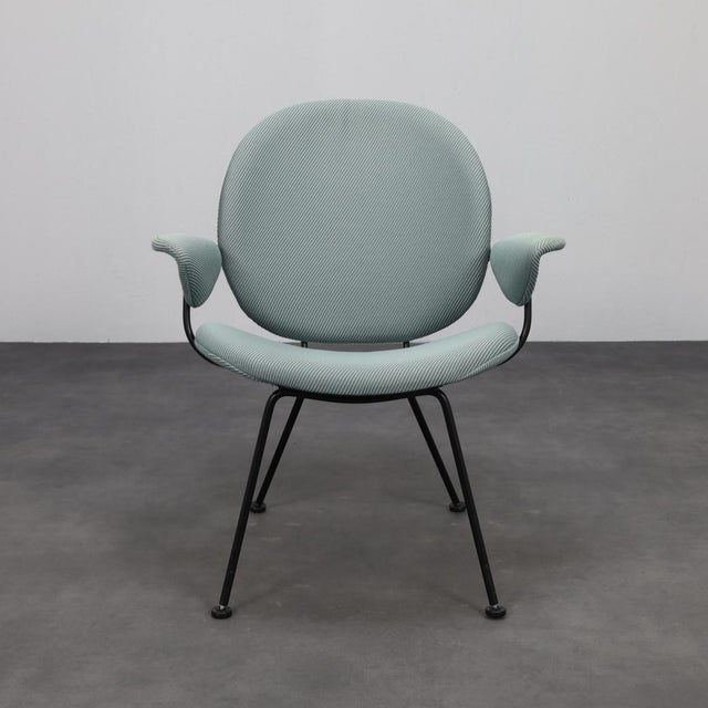 Lounge chair — w.h. Gispen for kembo, 1960s, metal and wool this lounge chair was designed by w.h. Gispen for kembo in the...