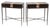 Pair of Marge Carson Tao Side Tables For Sale In New York - Image 6 of 11