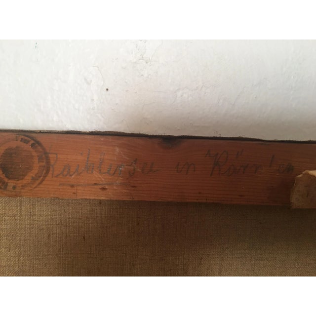 19th Century Mountain Landscape Oil Painting by Anton Pick, Framed For Sale - Image 4 of 6