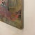 Mid-century modern unframed and unsigned abstract painting on canvas. We are unsure of the exact age of the painting but...