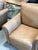 Pair of Bassett Jackson Umber Leather Club Chairs With Nailhead Trim For Sale In New York - Image 6 of 9
