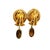 1970s Pair of Italian 14k Gold Turquoise Rope Motif Drop Earrings For Sale In Miami - Image 6 of 11