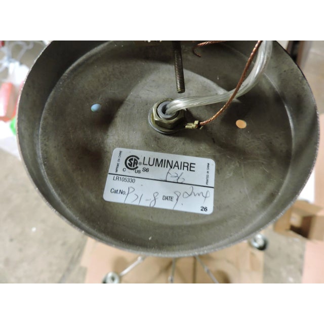 Large 8 Light Post Modern Luminaire Chandelier For Sale - Image 10 of 12