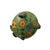 Metal Vintage Light Green Enamel Metal Round Ding Shape Incense Burner Display Art For Sale - Image 7 of 8