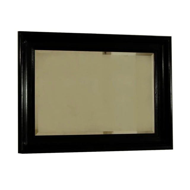 Mid-Century Modern Large Oak Mirror, 1930s For Sale - Image 3 of 4