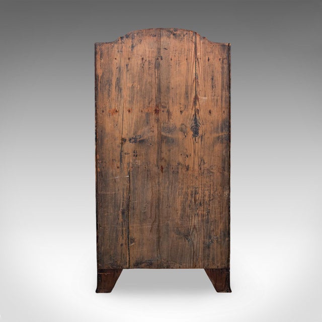 Early 19th Century Antique Waterfall Bookcase, English, Petite Chiffonier, Cupboard, Georgian, 1800 For Sale - Image 5 of 10