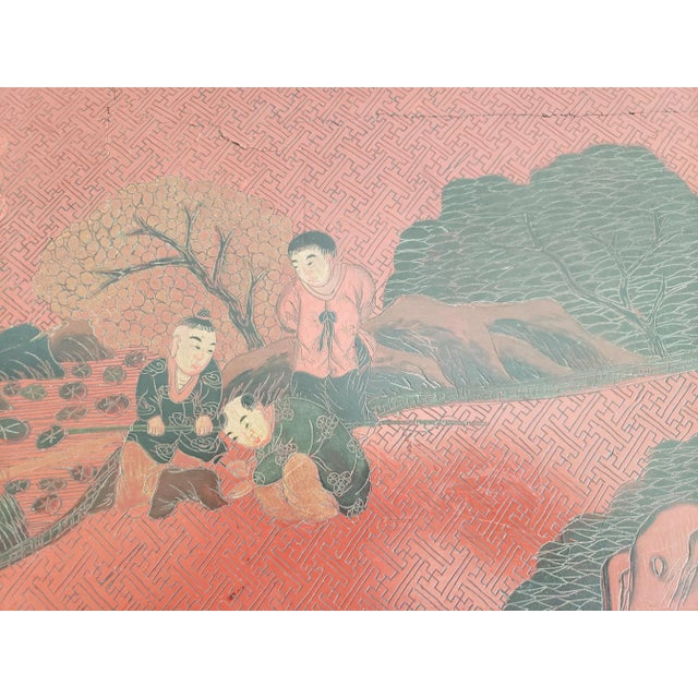 Wood Chinese Low Ming-Style Table For Sale - Image 7 of 10