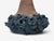 Blue 1979 Mid-Century Modern Hanne Stentøj, Large Brutalist Table Lamp, Blue Stoneware For Sale - Image 8 of 12