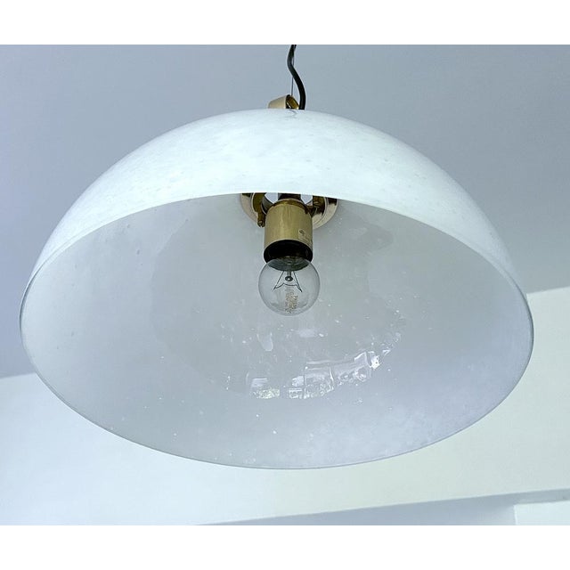 Vintage Pendant Light in Glass from Glashütte Limburg, 1950s For Sale - Image 16 of 18