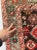 Textile 1930-40's Caucasian Sage Green Border Charcoal Black Field Rug 3.11 X 5.8 For Sale - Image 7 of 12