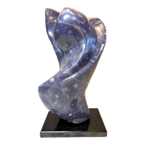 Late 20th Century Fine Abstract Shona Carved Stone Sculpture Signed